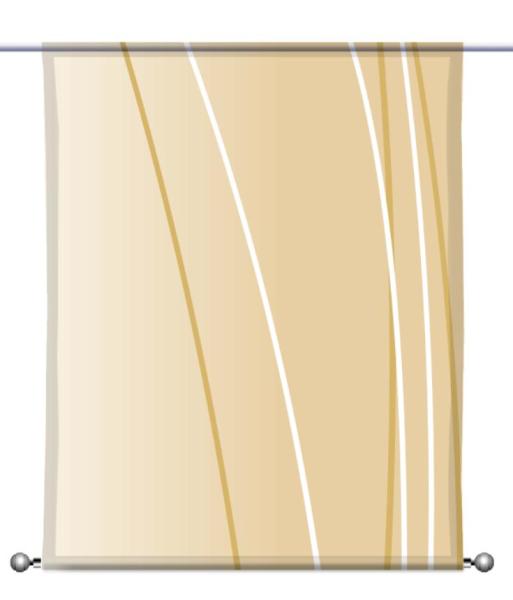 Linea gold dark rechts, Scheibenhänger eckig